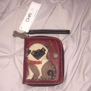 NWT Chala Pug Wristlet